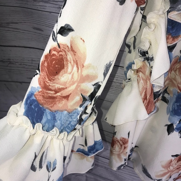 IVY JANE ANTHROPOLOGIE Small floral blouse NEW - Picture 4 of 8